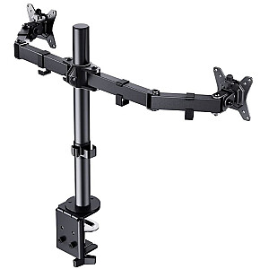 Double Desk Arm 2x LED/LCD 13-32 inch 2x 8kg