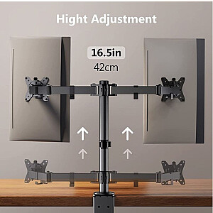 Double Desk Arm 2x LED/LCD 13-32 inch 2x 8kg