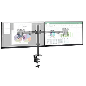 Double Desk Arm 2x LED/LCD 13-32 inch 2x 8kg