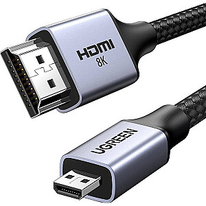 Ugreen HDMI Micro - Кабель HDMI 2м черный (15517)