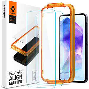 Spigen Alm Glas.TR 2-Pack для Samsung Galaxy A55 5G Clear