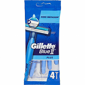 GILLETTE Blue II Plus jednorazowe maszynki do golenia 4szt