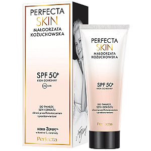 PERFECTA Skin Małgorzata Kożuchowska защитный крем SPF 50+ для лица, шеи и зоны декольте 50мл