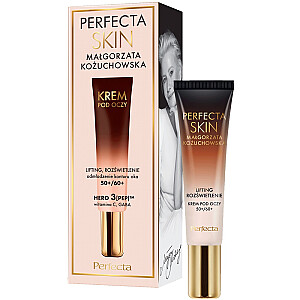 PERFECTA Skin Małgorzata Kożuchowska krem pod oczy 50+/60+ liftingująco-rozświetlający z peptydami, witaminą C, erytrytolem i prebiotykami 15ml