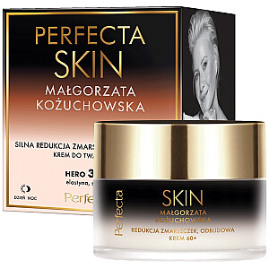 PERFECTA Skin Małgorzata Kożuchowska krem przeciwzmarszczkowy 60+ z peptydami, ceramidami, elastyną, erytrytolem i prebiotykami 50ml