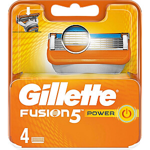 Сменные лезвия GILLETTE Fusion Power для бритв, 4 шт.