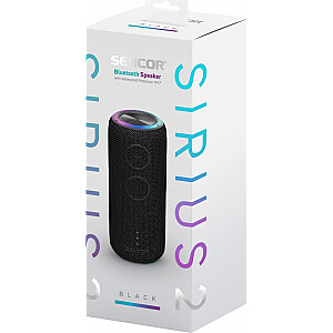 Bluetooth-динамик SIRIUS 2 черный, мощность 20 Вт, светодиод, TWS 