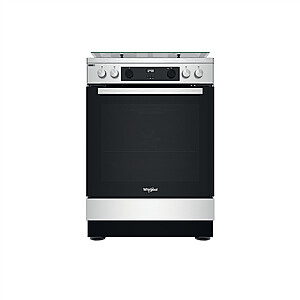 Whirlpool Cooker | WS68G8CHX/E/1 | Hob type Gas | Oven type  Electric | Stainless Steel | Width 60 cm | Digital | Depth 60 cm | 78 L