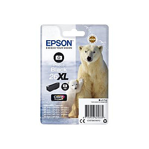 Чернила Epson Ink Photo Black Schwarz № 26XL Epson26XL Epson 26XL 8,7 мл (блистер) (C13T26314012)