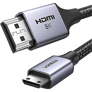 Ugreen HDMI Mini – HDMI kabelis 1m juodas (15514)