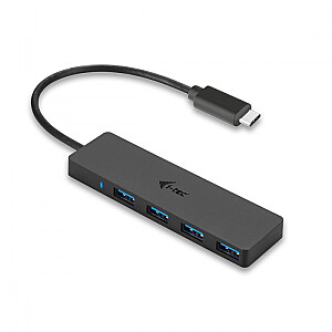 i-tec USB-C Slim пассивный концентратор 4x USB 3.0 для подключения USB-A/USB-C