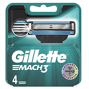 GILLETTE Mach 3 wymienne ostrza do maszynki do golenia 4szt.