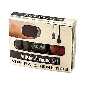 VIPERA SET Набор лаков для ногтей Artistic Manicure 06 Dracula 3x5,5 мл