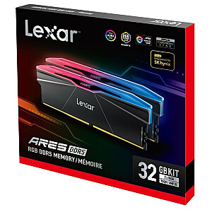 Память ПК DDR5 ARES RGB 32ГБ(2*16ГБ)/7600 черная