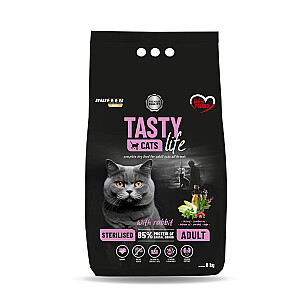 BIOFEED Tasty Cats Life Sterilised Rabbit - сухой корм для кошек - 8 кг