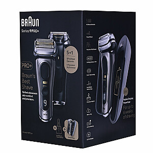 Braun Series 9 Pro+ 9577cc sidabrinis