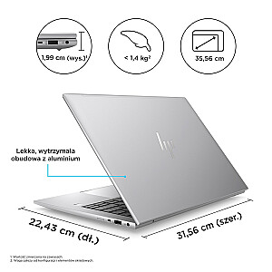 HP ZBook Firefly 14 G10 А AMD Ryzen™ 5 PRO 7640HS Mobile workstation 35.6 cm (14") WUXGA 16 GB DDR5-SDRAM 512 GB SSD Wi-Fi 6 (802.11ax) Windows 11 Pro Grey