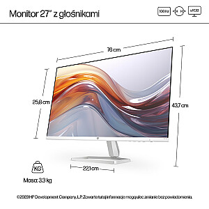 HP S5 527sa 27 colių IPS FHD