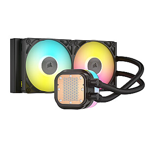 Процессор Corsair iCUE LINK TITAN RX RGB, комплексное жидкостное охлаждение 12 см, черный 1 шт.