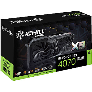 Inno3D iChill GEFORCE RTX 4070 SUPER X3 NVIDIA 12 ГБ GDDR6X