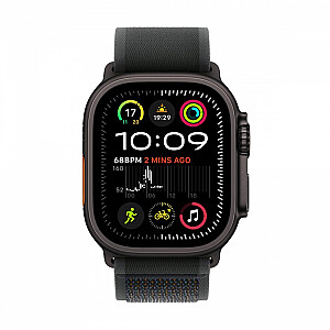 Watch Ultra 2 GPS + Cellular, koperta 49 mm z tytanu w kolorze czarnym z opaską Trial M/L w kolorze czarnym