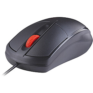 Mysz przewodowa silent click ICON MB-057 1000 DPI Czarna 