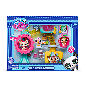 LITTLEST PET SHOP rinkinys Fun Factory Playground