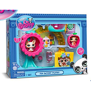 LITTLEST PET SHOP rinkinys Fun Factory Playground