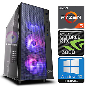 Personālais dators INTOP Ryzen 5 5600X 32GB 480SSD M.2 NVME+2TB RTX3060 12GB WIN10