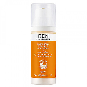 REN Glow Daily Vitamin C Gel Cream lekki krem nawilżający z witaminą C 50ml