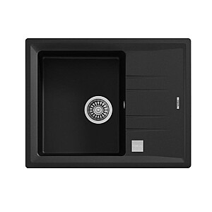 Zlewozmywak STONE 45 S-TG czarny