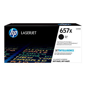 HP Cartridge No 657X HP657X HP 657X Black Schwarz (CF470X)