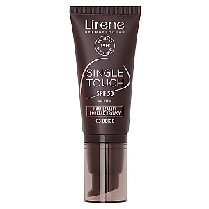 LIRENE Single Touch SPF50 nawilżający podkład kryjący 03 Beige 30ml