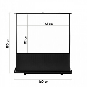 Ekran projekcyjny 66 cali Przenośny MC-210 16:9 