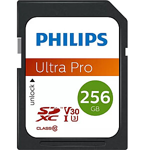 PHILIPS SDXC 256 ГБ Ultra Pro класс 10/UHS 1