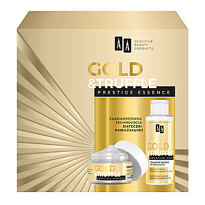 AA SET Gold & Truffle krem-esencja do twarzy 50ml + mleczko do demakijażu 150ml