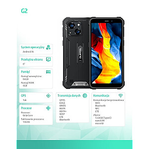 Смартфон G2 4/64 ГБ DualSIM, черный 