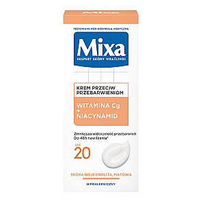 MIXA Lab Radiance Fluid krem do twarzy z witaminą C i SPF20 przeciw niedoskonałościom twarzy 50ml