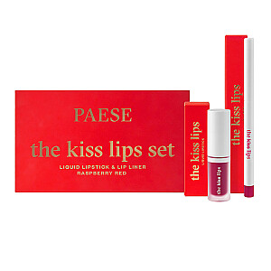 PAESE SET The Kiss Lips pomadka do ust 05 Raspberry Red 3,4ml + konturówka do ust