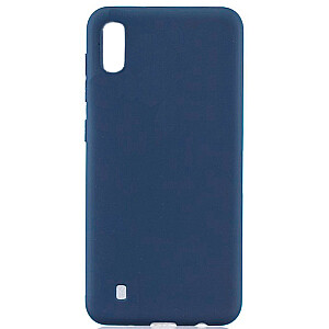 Evelatus Samsung Galaxy A10 Nano Silicone Case Soft Touch TPU Dark Blue