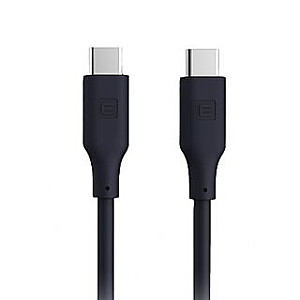 Кабель Evelatus USB C - USB C силиконовый 1,2 м 60 Вт / 20 В 3 А черный