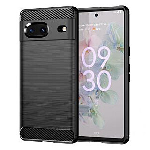 Hurtel Carbon Case flexible cover for Google Pixel 7 black