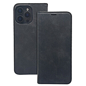 iLike Samsung Galaxy A55 5G Smart Suede case Black