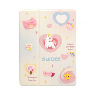 iLike iPad 10.2 / 10.5 Tablet Case Design Unicorn White