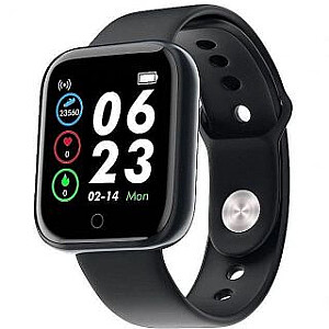 iWear M7 Smart&amp;Fit Watch with Full Touch 1.3'' IPS Media control / HR / Blood pressure / Social Black