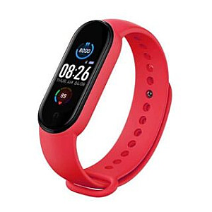 iWear SM6 Smart Bracelet - Fitness Tracker IP67 with HR&amp;Blood pressure / Social / Sleep monitor Red