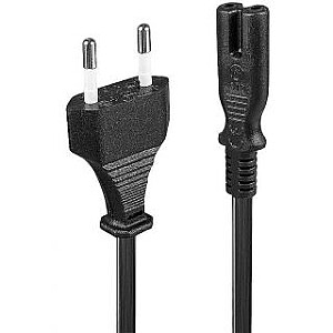 CP RD-01A Power Cable EU Socket CEE 7/16 to C7 (SN14) Connector 1.5m Long Black