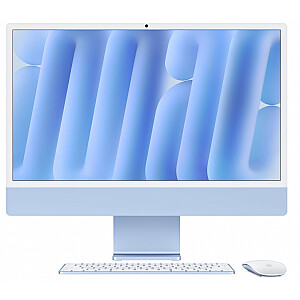 iMac 24 cale: M4 8/8, 16 ГБ, 256 ГБ SSD - Niebieski