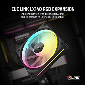 Wentylator iCUE LINK LX140 RGB 140mm Single Fan 