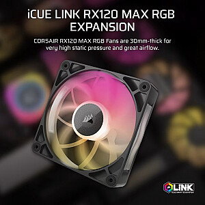 Wentylator iCUE LINK RX120 MAX RGB 120mm Single Fan 